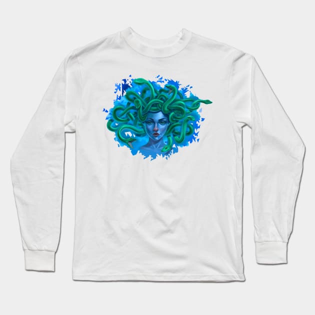 Medusa Long Sleeve T-Shirt by Dorian Bakalov